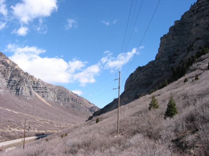 Provo Canyon Richtung Heber